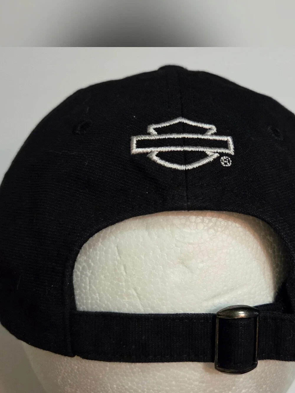 Harley-Davidson Black Embroidered Logo Cap